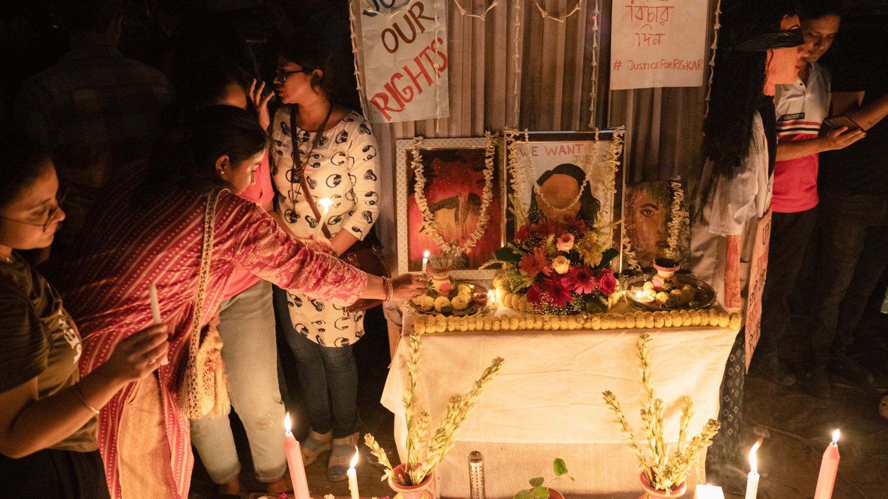 ACCUSATIONS OF CORRUPTION, CALLS FOR JUSTICE FOR WOMEN IN KOLKATA