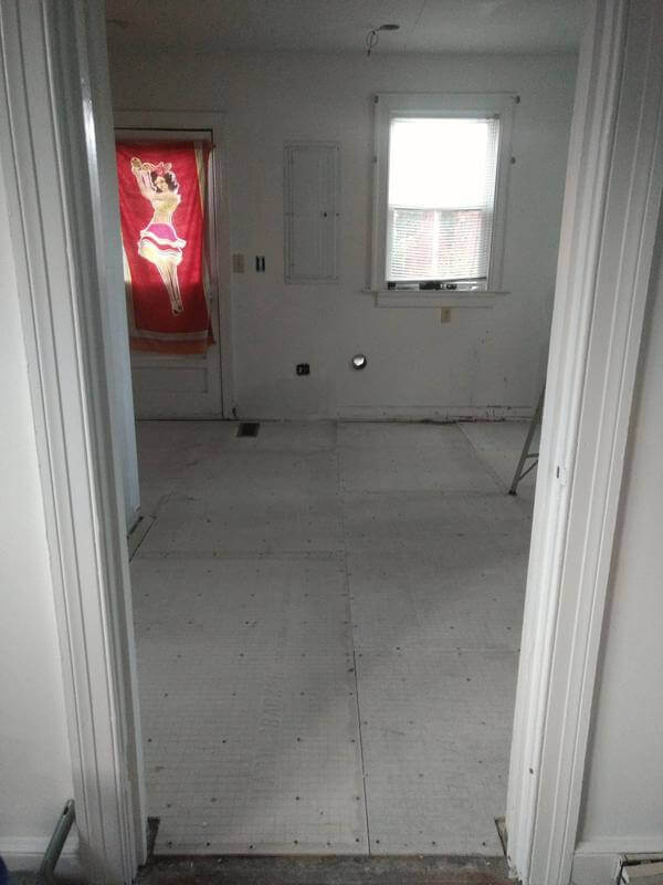 The kitchen before the renovation