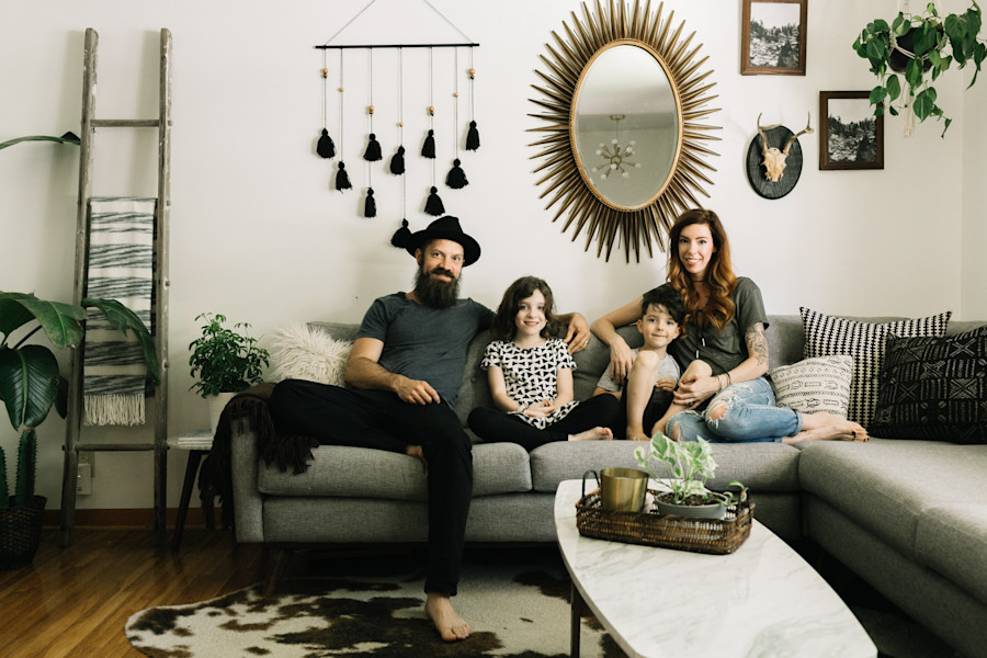 Bohemian Meets Mid Century Joybird