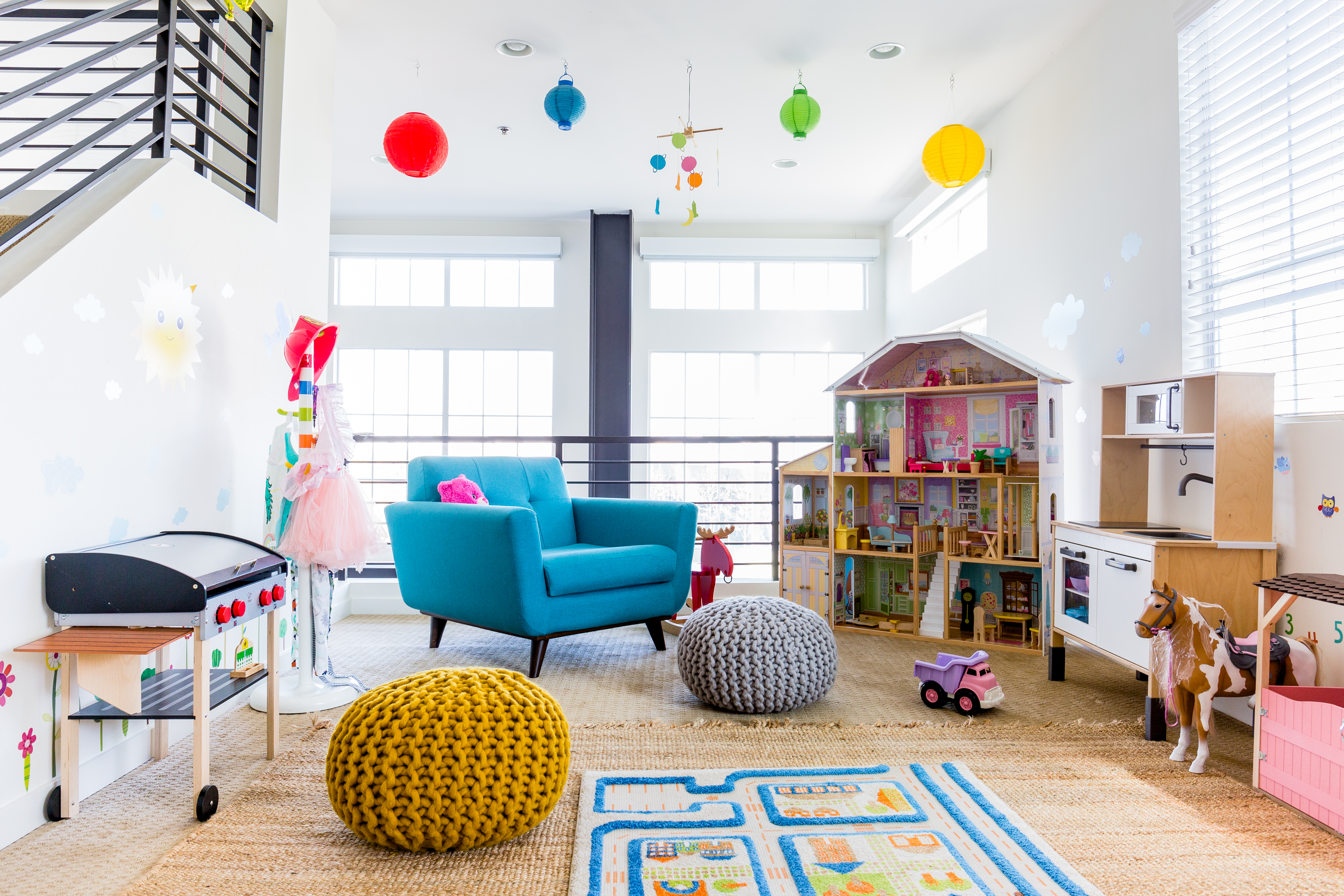 Playroom lounge shop chairs