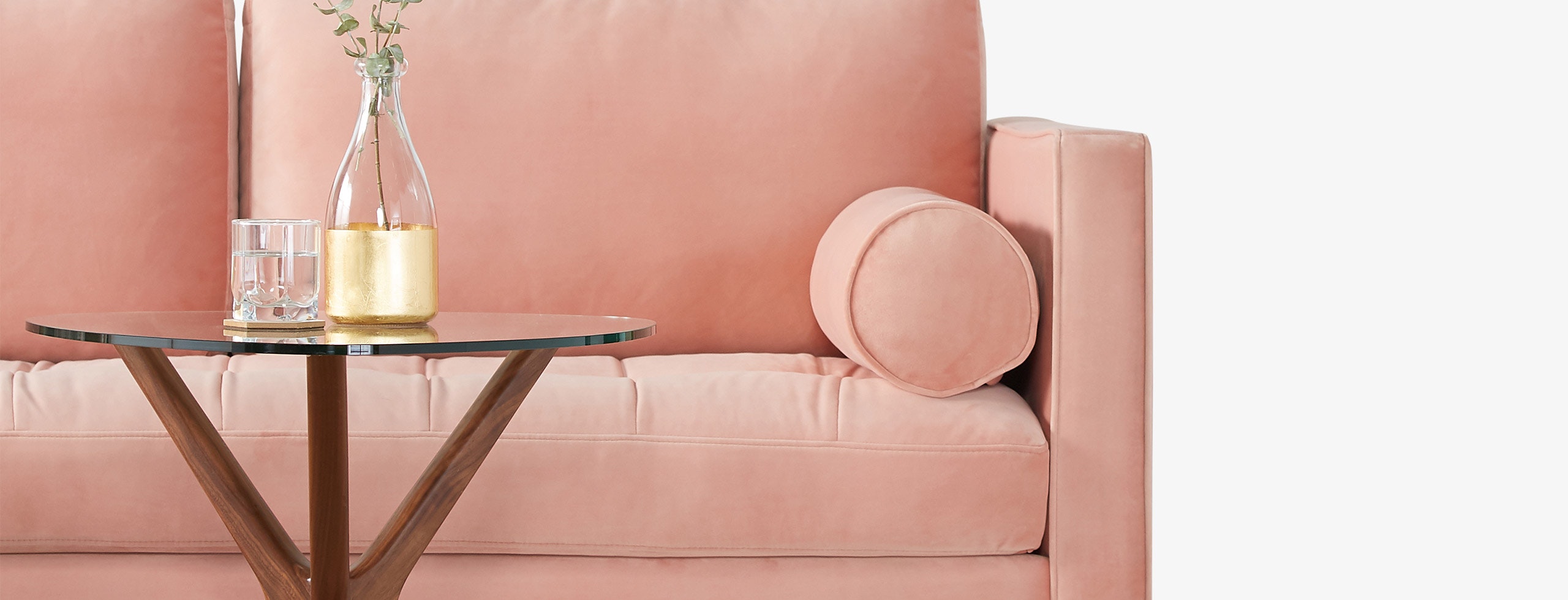 Blush couch deals