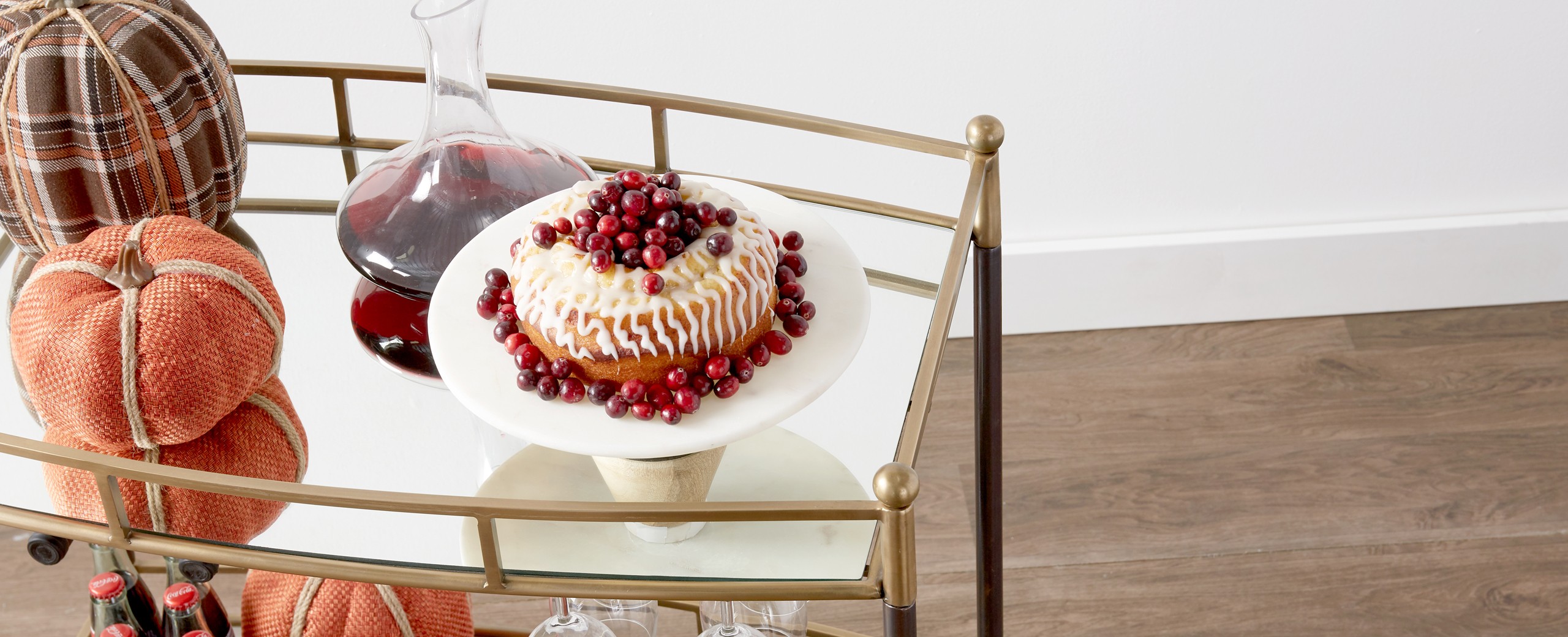 Thanksgiving Bar Cart - Designed by Dixon