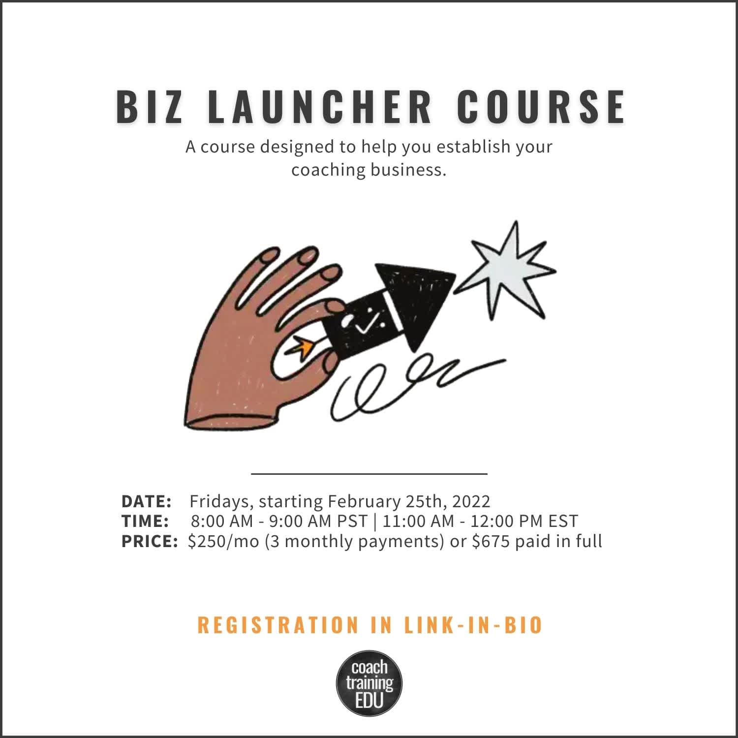 Biz Launcher Course Starts February 25th!