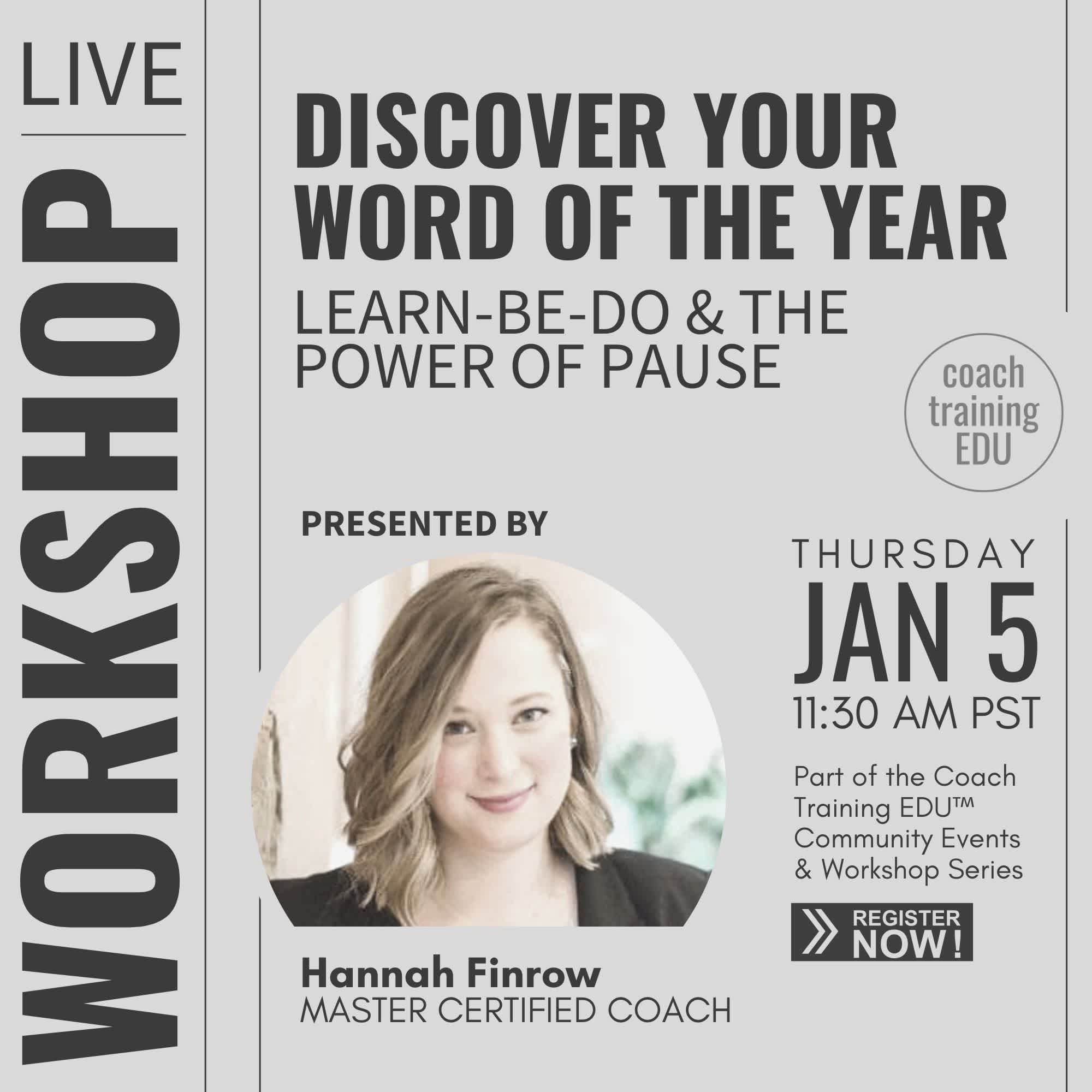 Discover Your Word of the Year