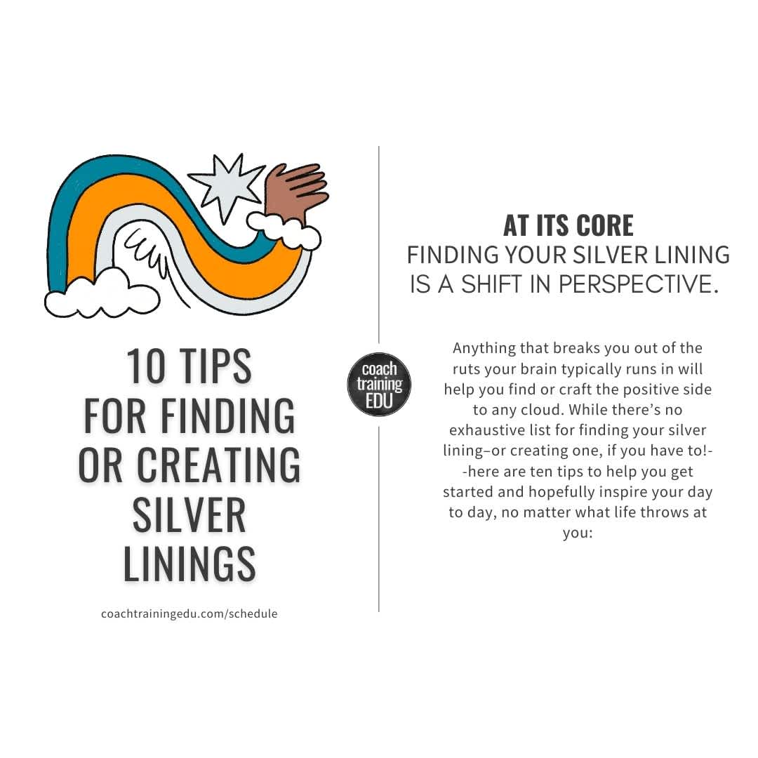 10 Tips for Finding (or Creating!) Silver Linings