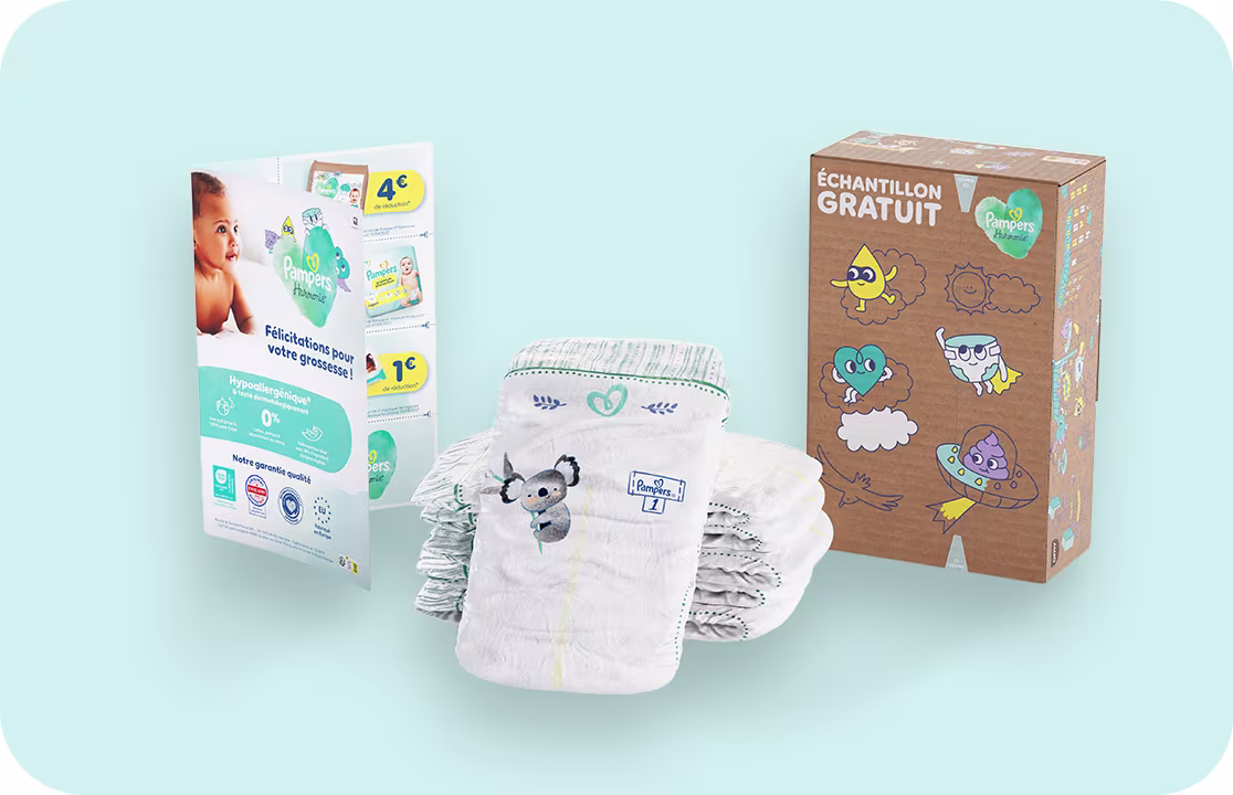 Recevez votre kit d'essai Pampers Harmonie