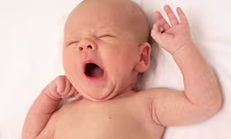 Newborn sleep routine.
