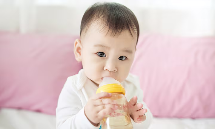 Baby staying hydrated