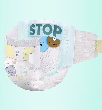 Pampers Premium Protection nappy graphic Pampers Premium Protection nappy graphic