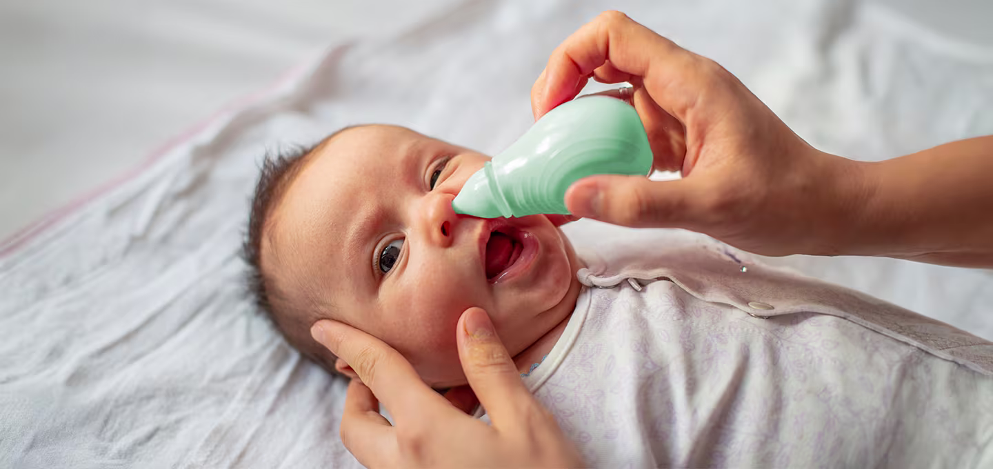 Verstopfte Nase beim Baby