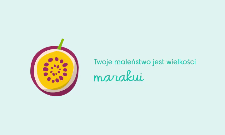 Porównanie wielkości dziecka w 12. tygodniu ciąży - Twoje dziecko ma wielkość marakui