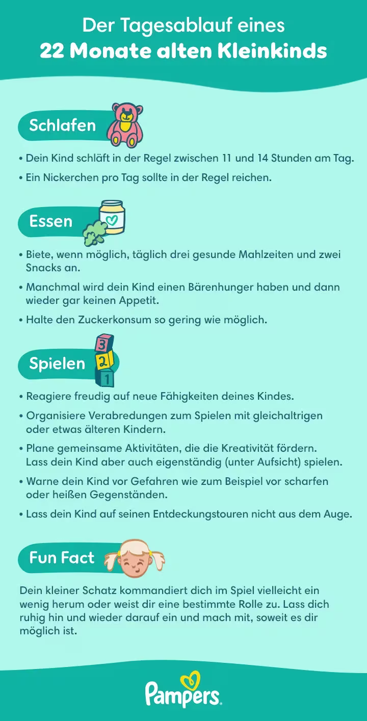 Tagesablauf 22. Monat Tagesablauf 22. Monat