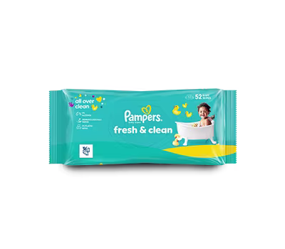 Pampers® Frech Clean 0% Plastic