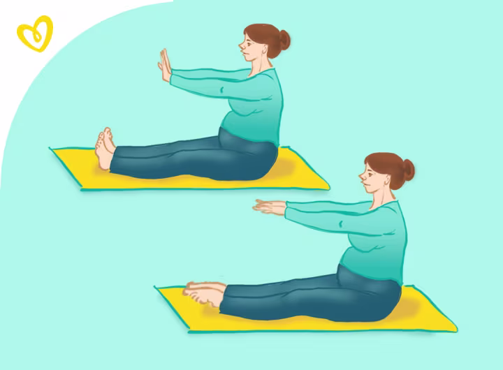 Schwangerschaftsgymnastik: Übungen für die Beine, Hände und Füße