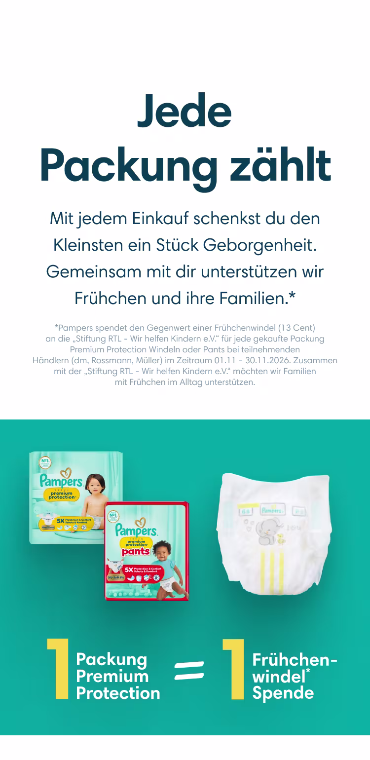 Jede Packung zählt
