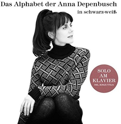 Das Alphabet der Anna Depenbusch in Schwarz-Weiß