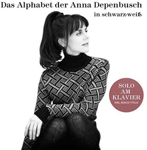 Das Alphabet der Anna Depenbusch in Schwarz-Weiß