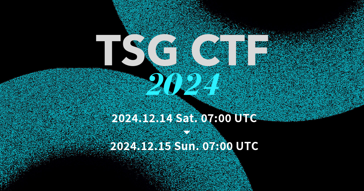 TSG CTF 2024