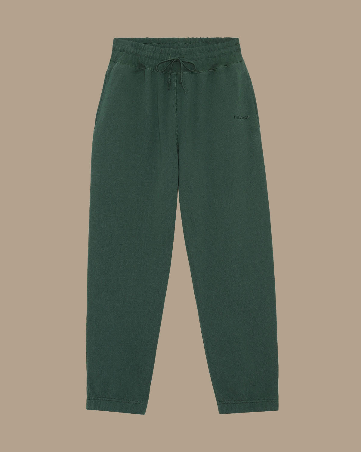 Dark green store track pants