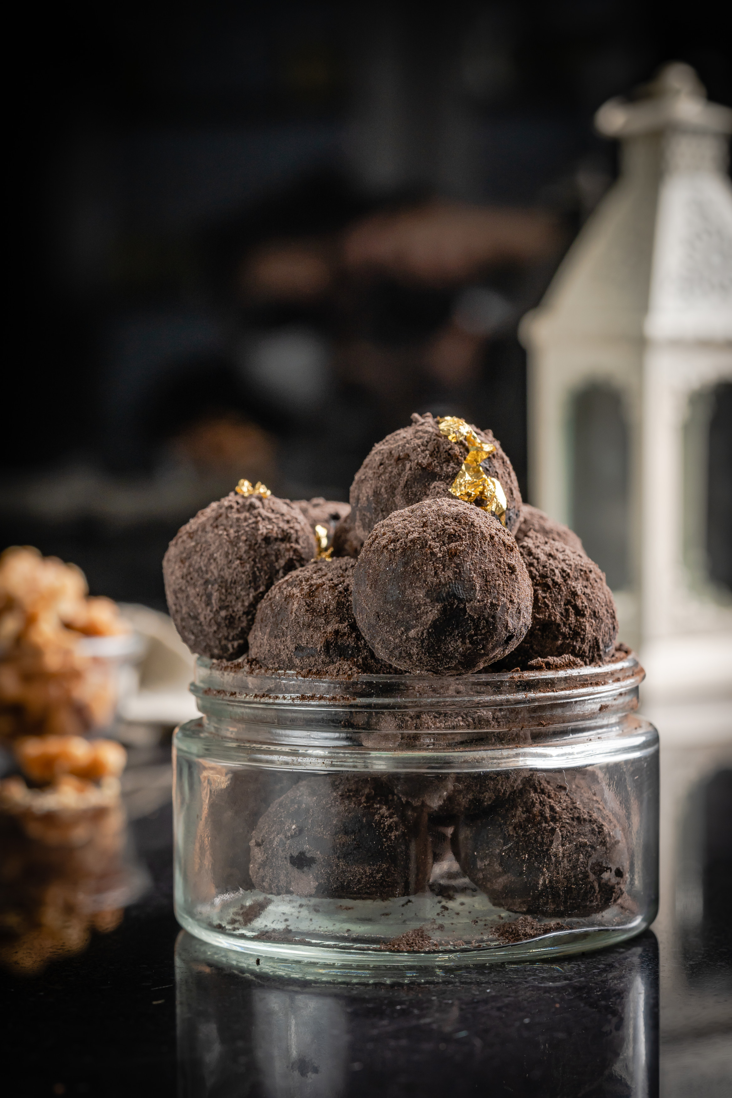 Artisan Black Snow Ball Cookie