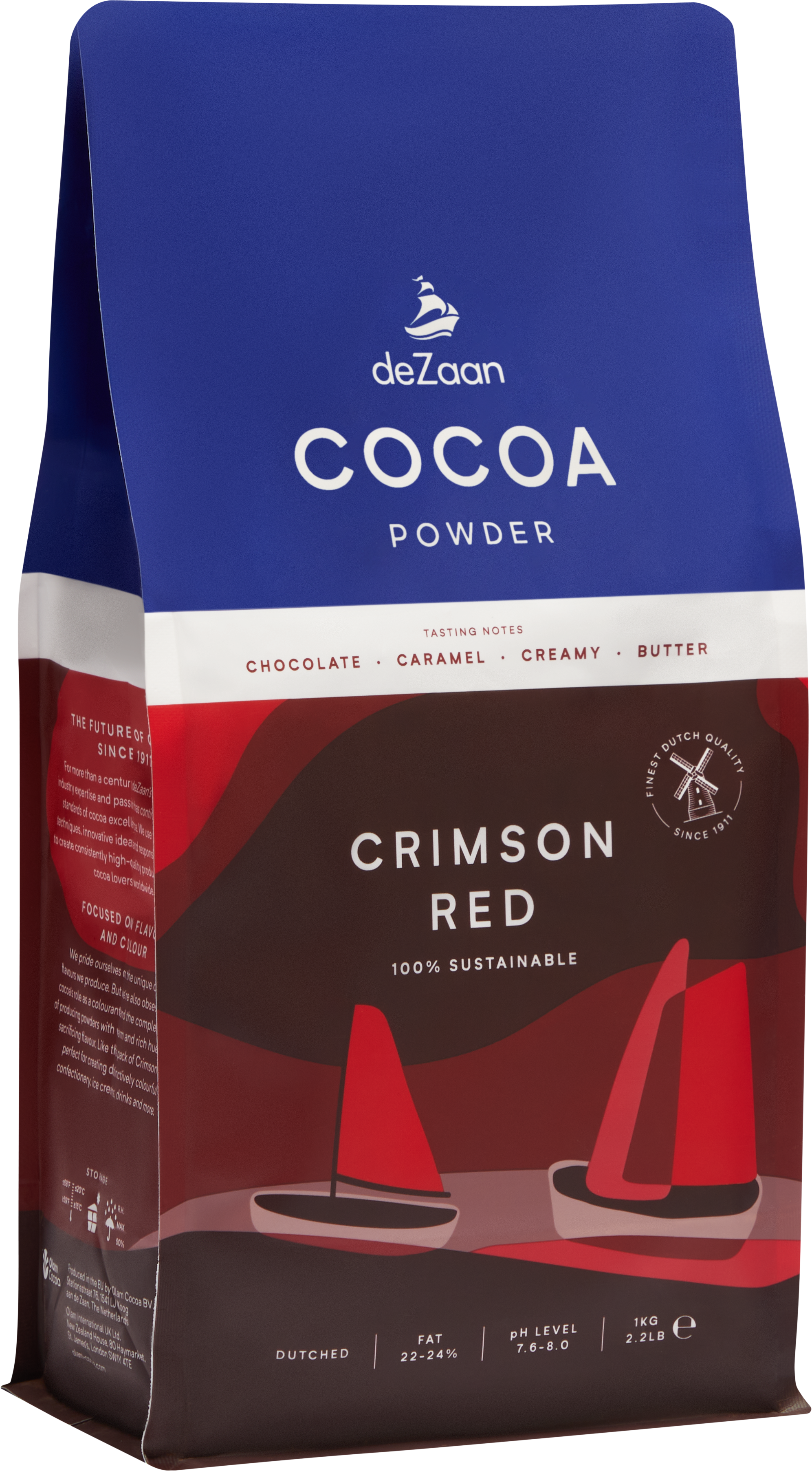 DeZaan COCOA POWDER CRIMSON RED Tilt
