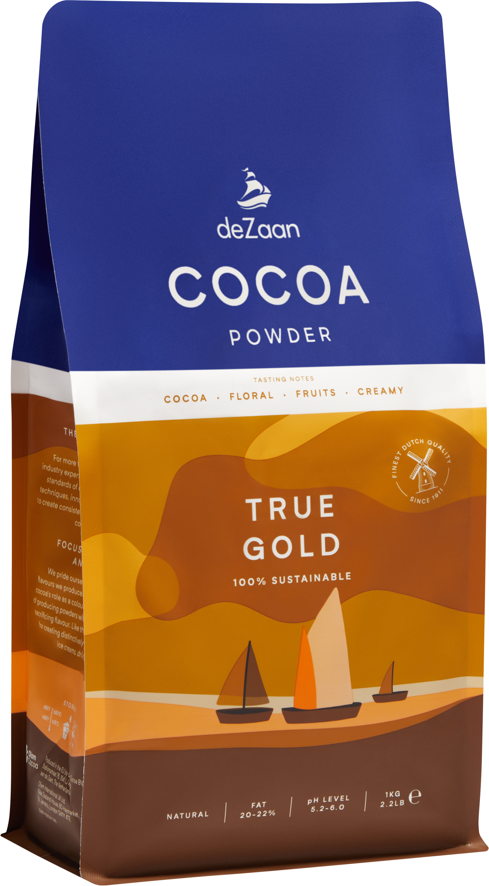 DeZaan COCOA POWDER TRUE GOLD Tilt