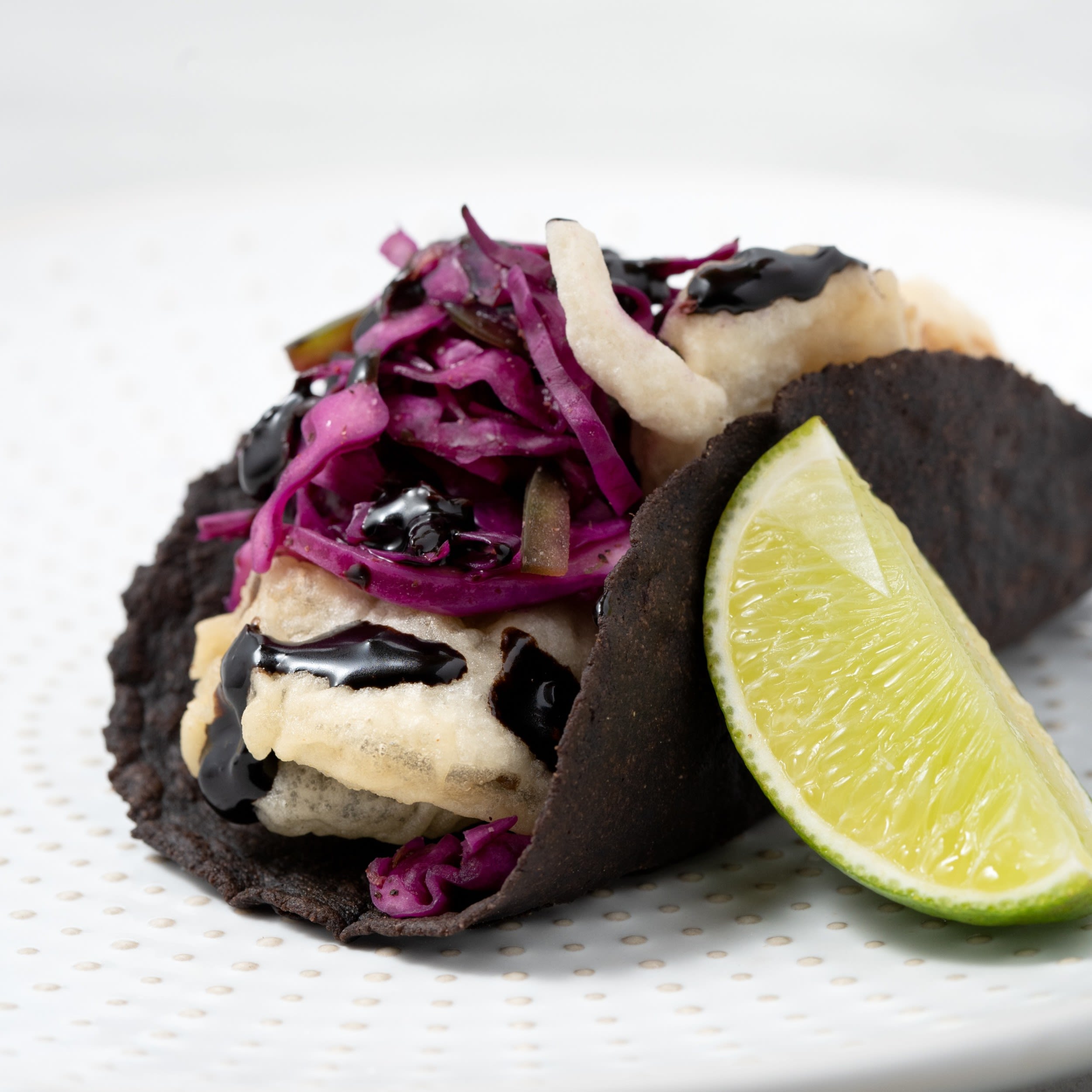 Hero Image Of Carbon Black Mushroom Taco