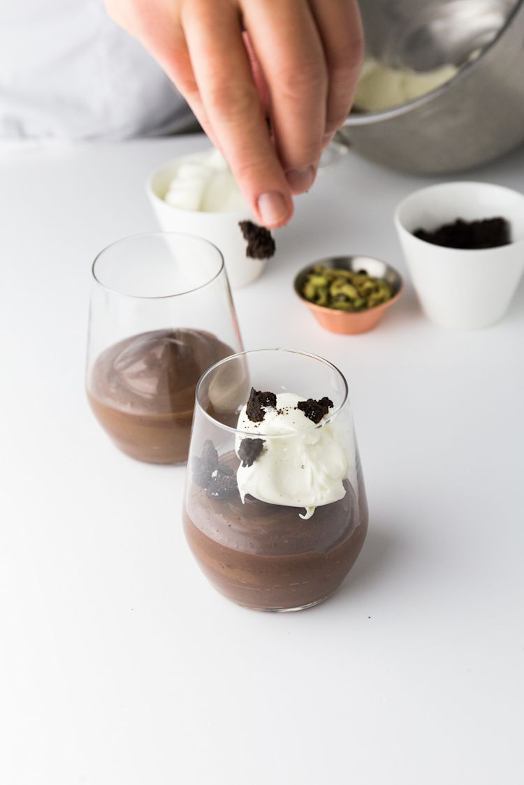 Dezaan Cocoa Pudding Assembly