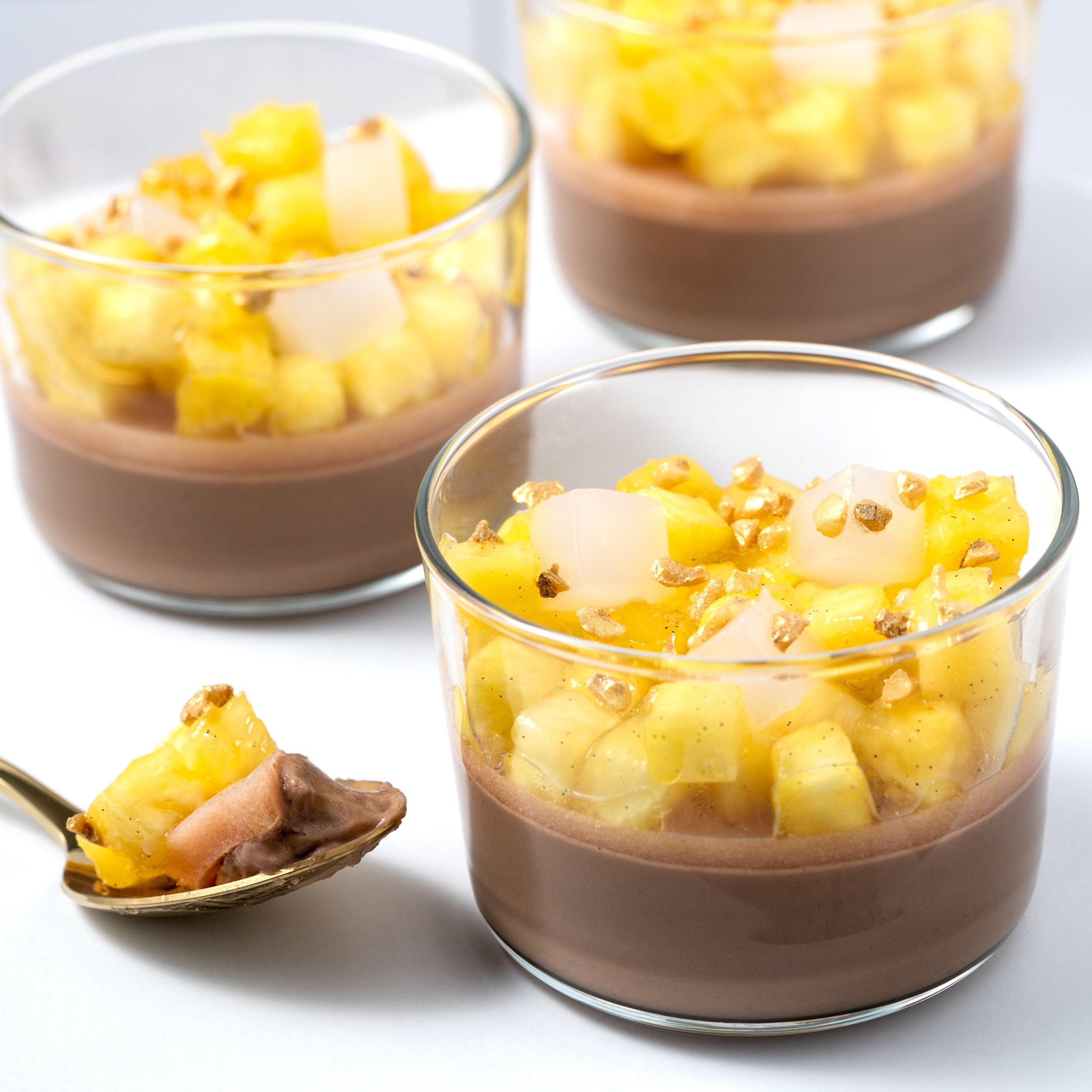 Hero Image Of True Gold And Almond Panna Cotta