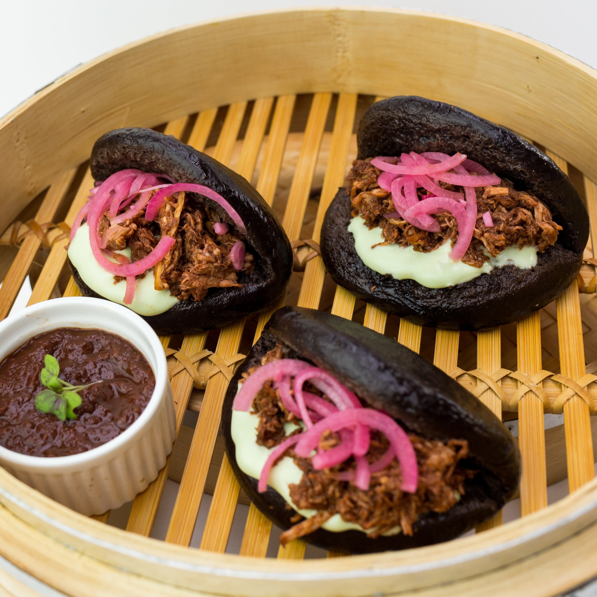 Hero Image Of DeZaan Steamed Carbon Black Buns