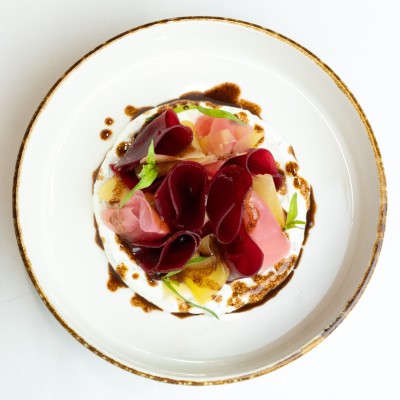 DeZaan Rollup Image Of Beetroot Salad With Rose Blush Vinaigrette 2022