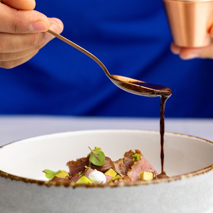 DeZaan Image Of Duck Carpaccio