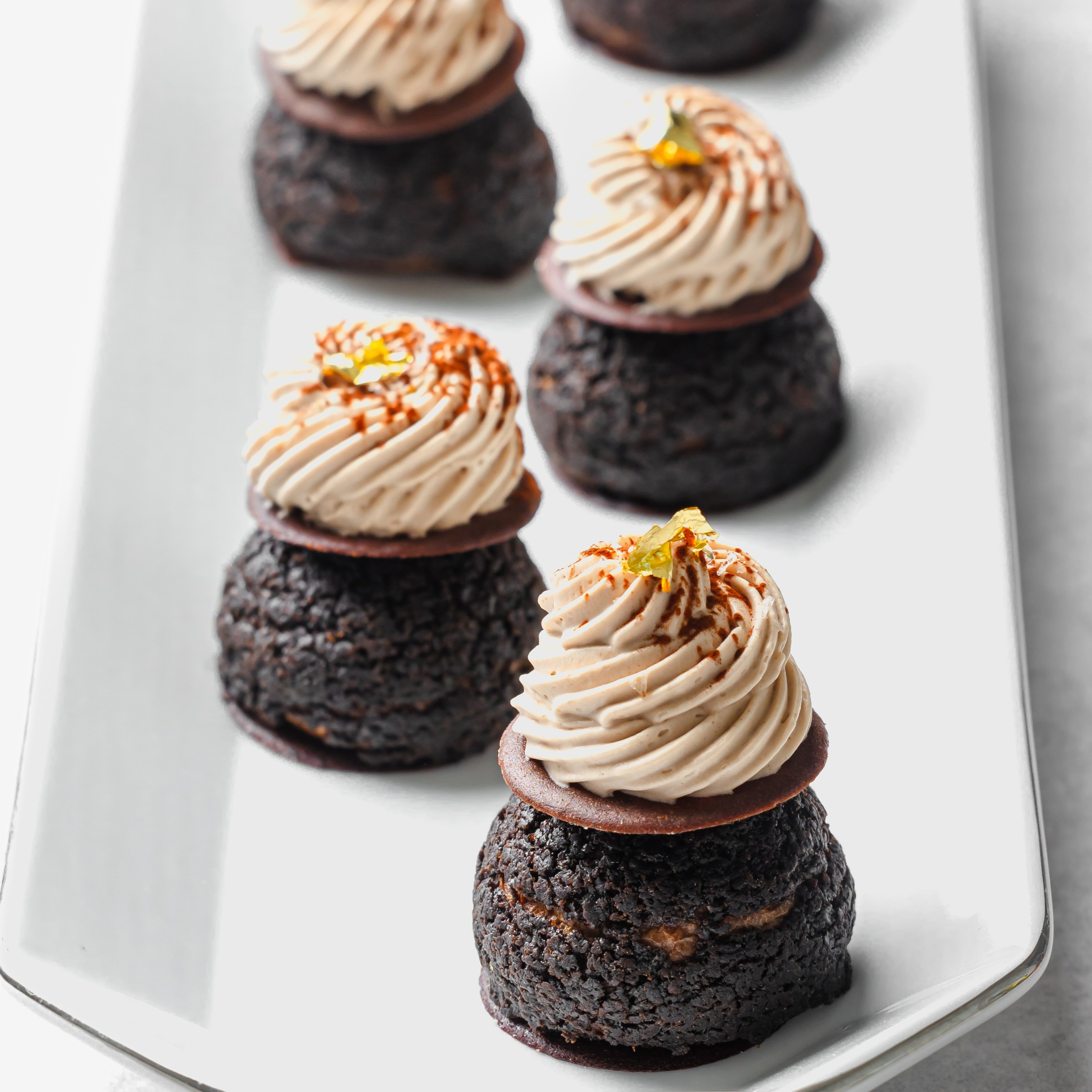 Hero Image Of Cocoa & Salted Caramel Choux