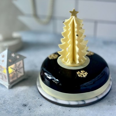 Rollup Image Of DeZaan Orange Holiday Entremets