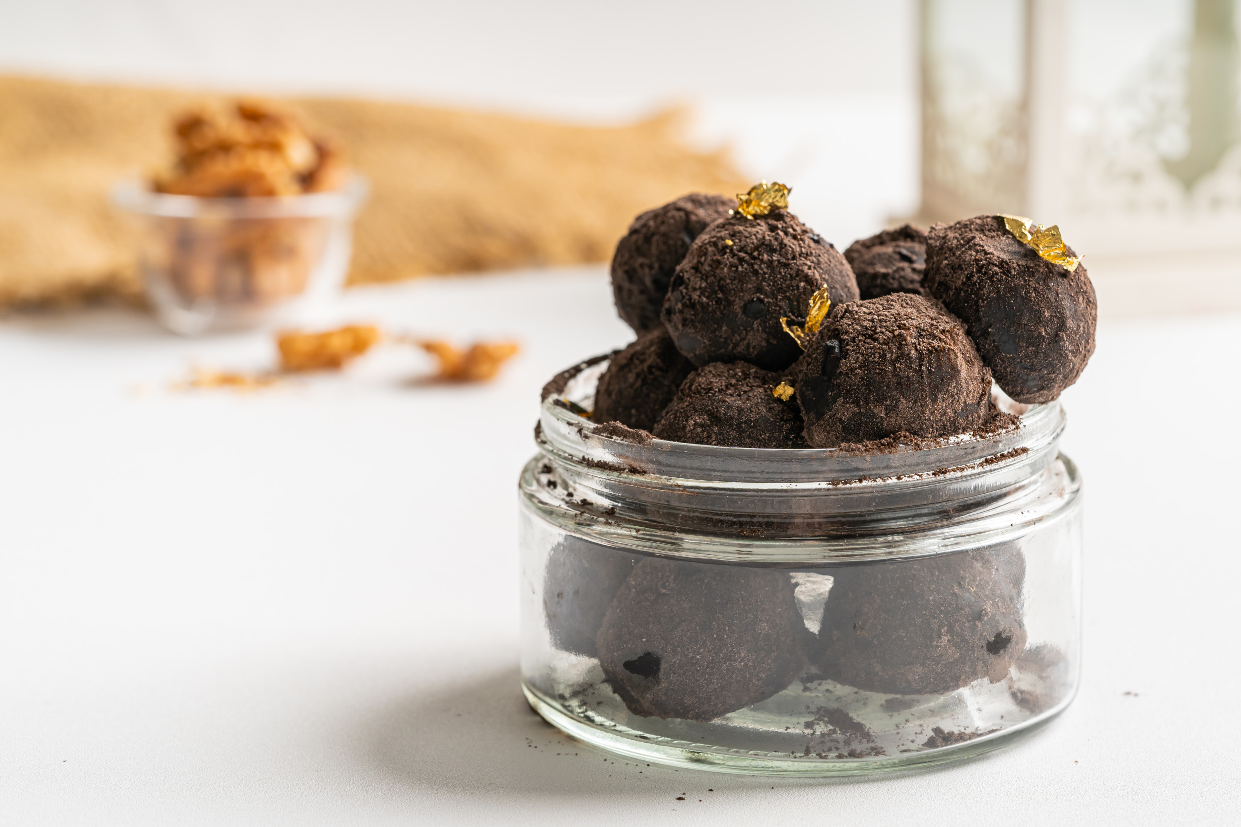 Artisan Black Snow Ball Cookie