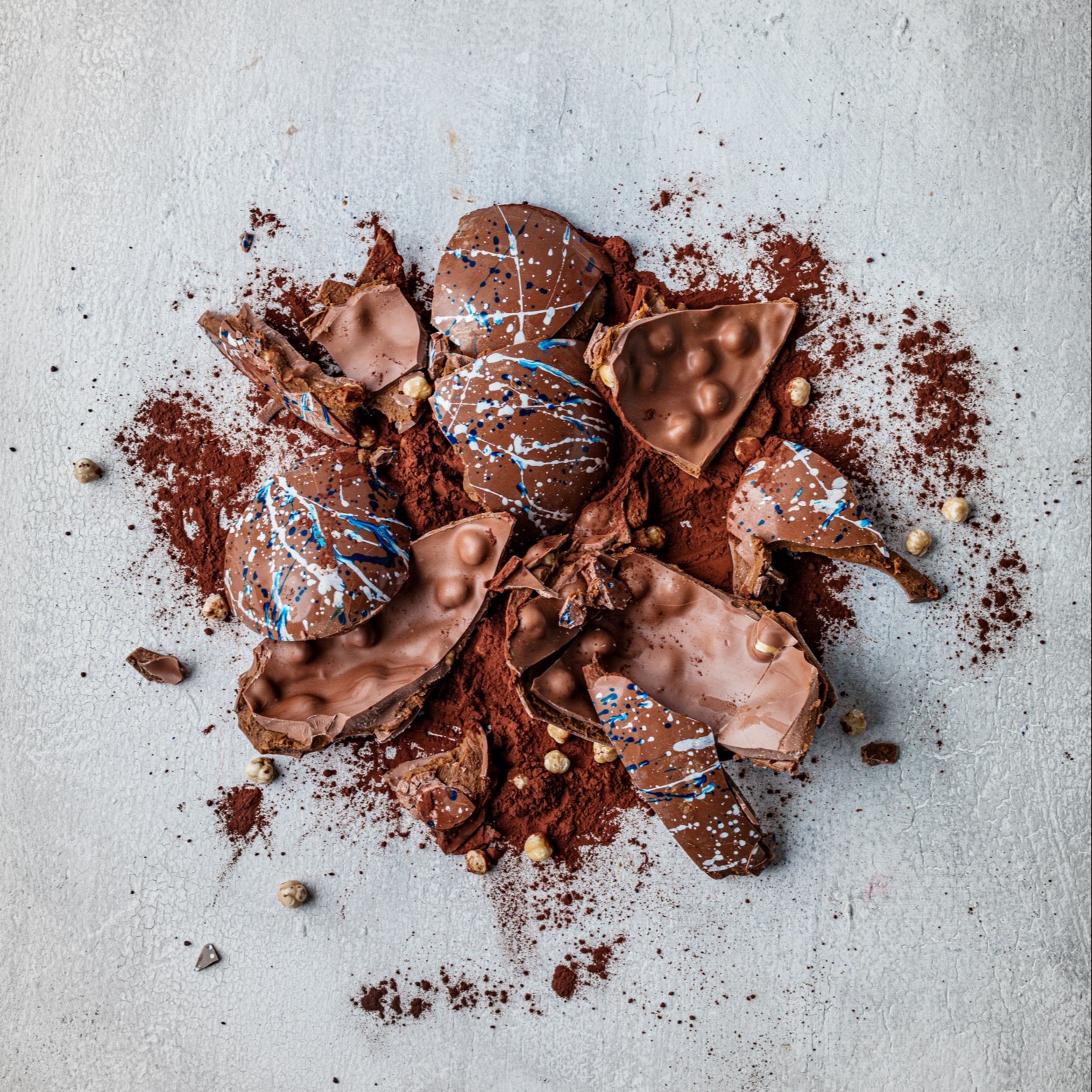 Image Of DeZaan Hazelnut Praline Easter Egg