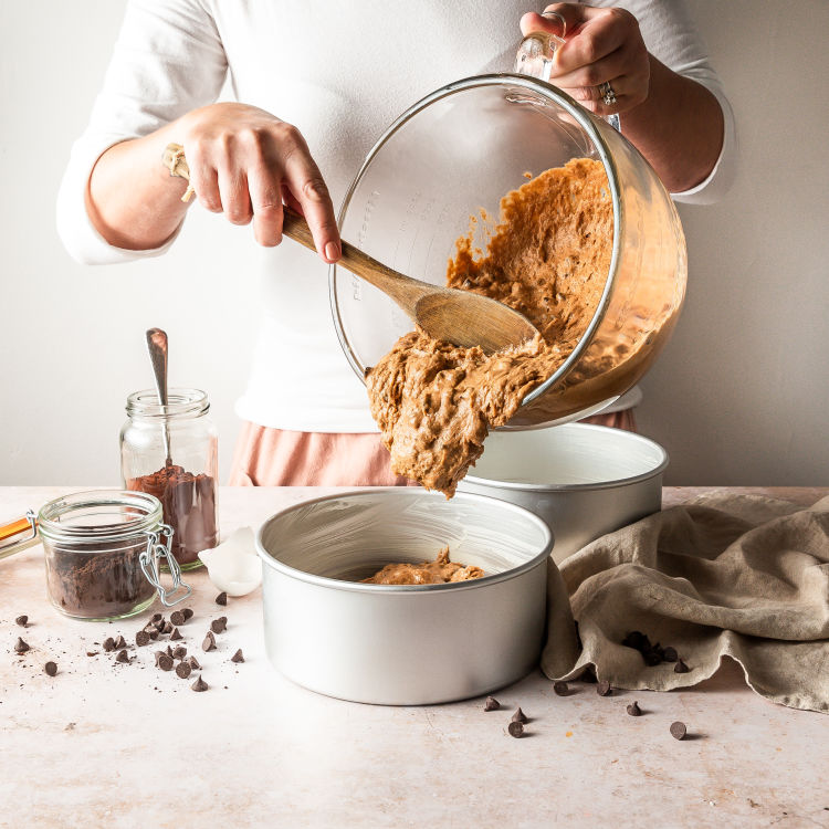 Samtiger Kürbiskuchenprozess