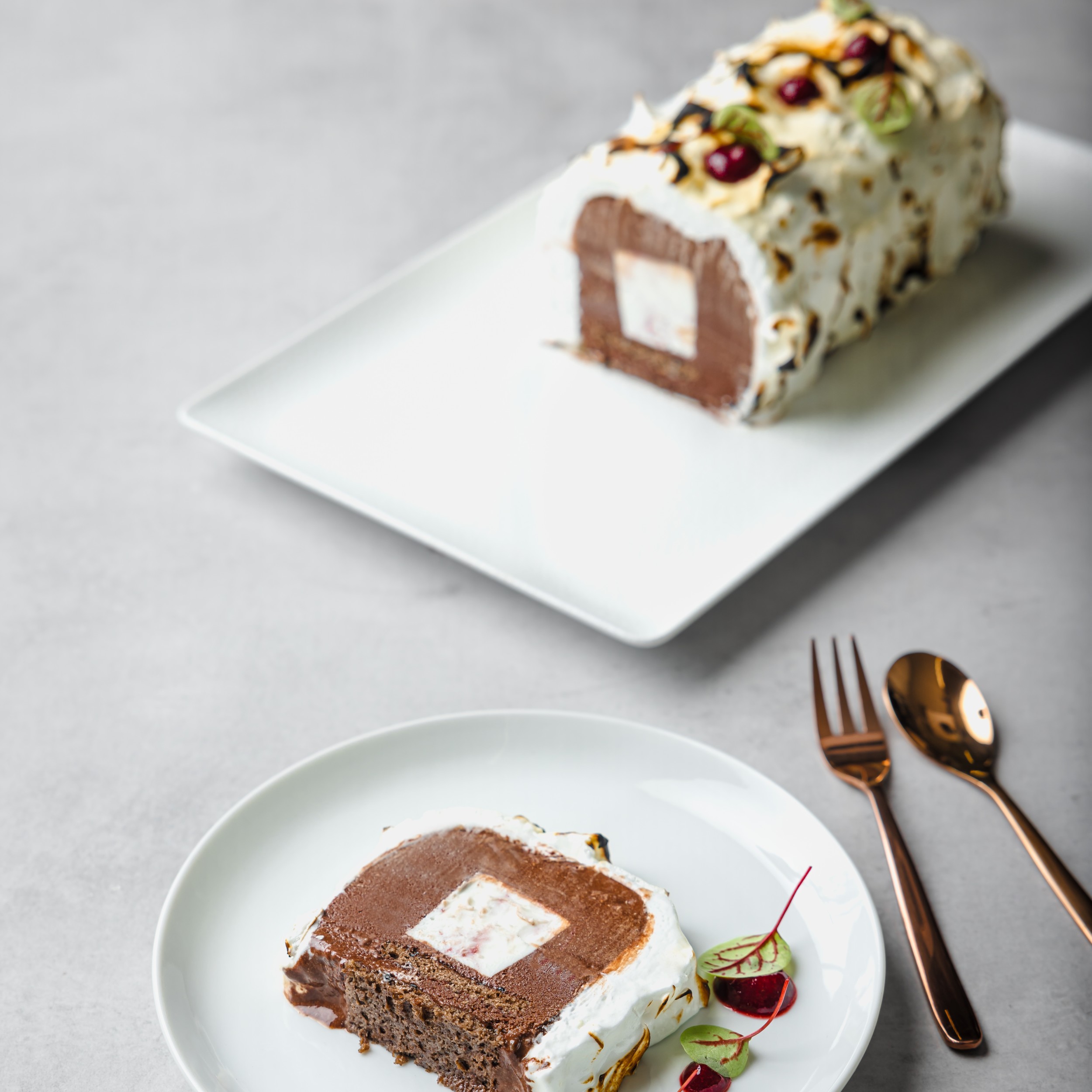 Hero Image Of Rich Terracotta Cherry   Sesame Baked Alaska.JPG