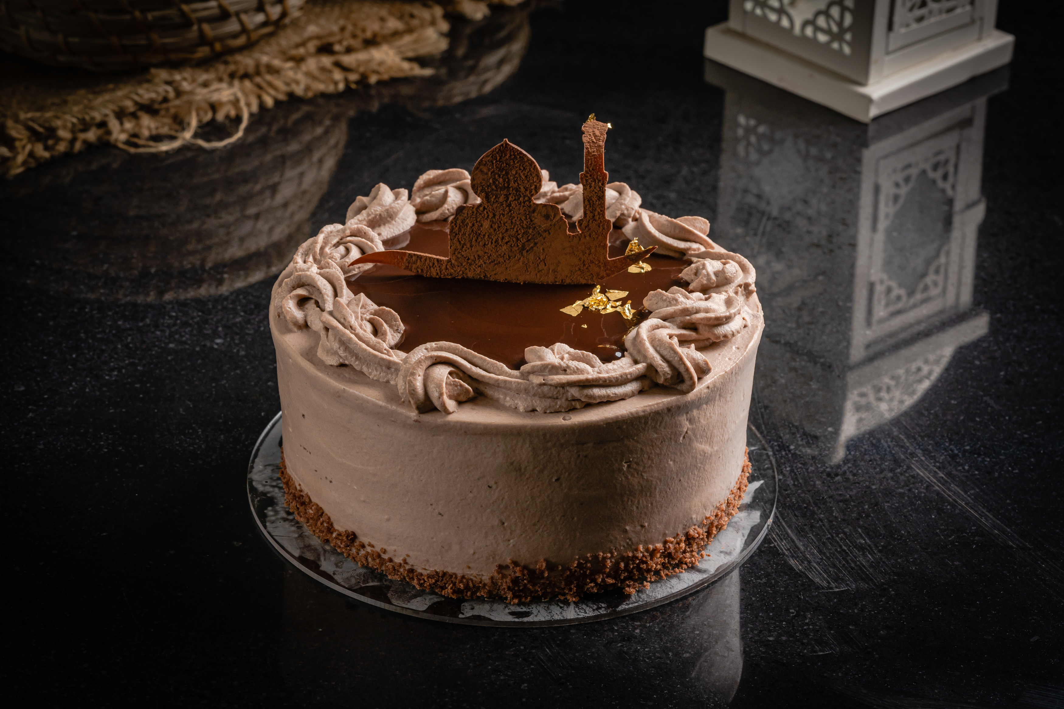 Triple Cocoa Date Cake