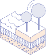 Cross Section Of Land Showing Sea And Land