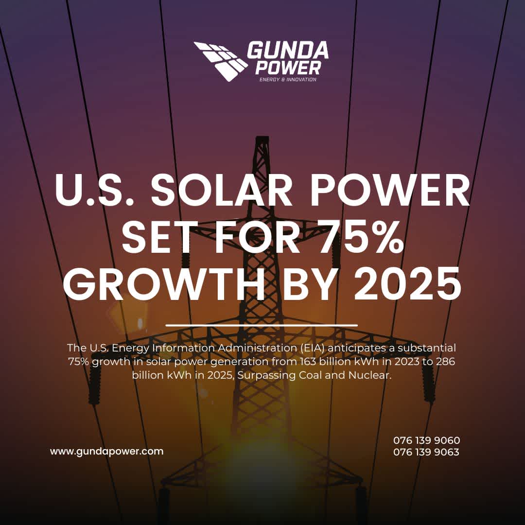 U.S. Solar Power Set for 75% Growth by 2025, Surpassing Coal and Nuclear