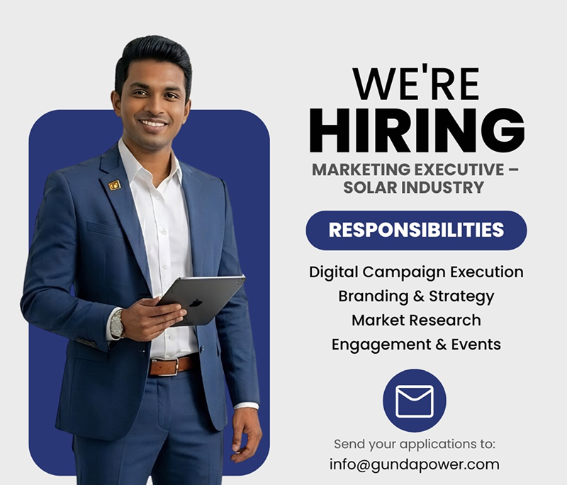 MARKETING EXECUTIVE – SOLAR INDUSTRY (HIGH GROWTH ROLE)