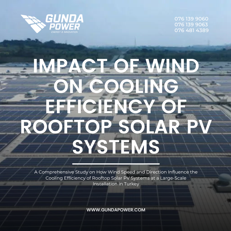 Impact of Wind on Cooling Efficiency of Rooftop Solar PV Systems