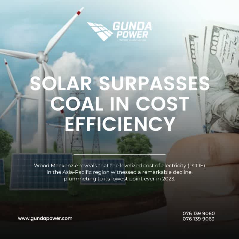 Renewable energy now 13% cheaper than cost of coal expected to reach 32% by 2030.