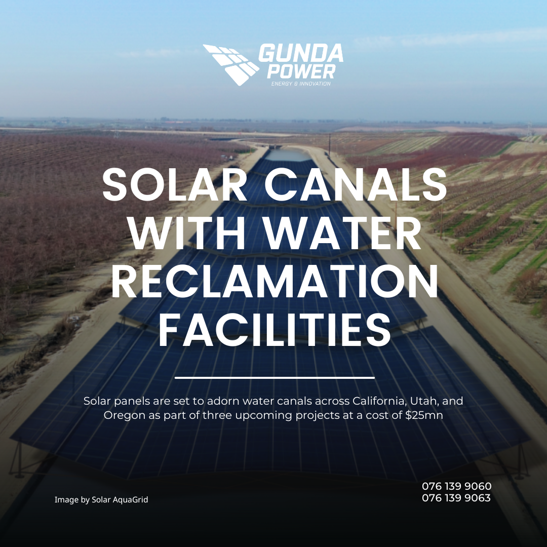 Solar Canal Projects: Integrating Energy and Water Conservation