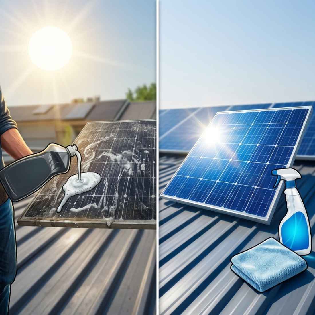 Why You Shouldn't Clean Solar Panels with Dishwash Soap