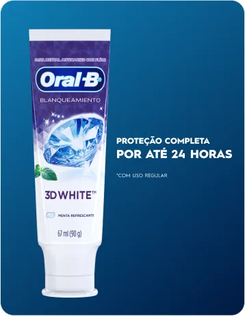 Conheça o creme dental Oral-B 3D White