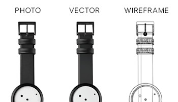 Photo-Realistic Vector Watch - Project Thumbnail
