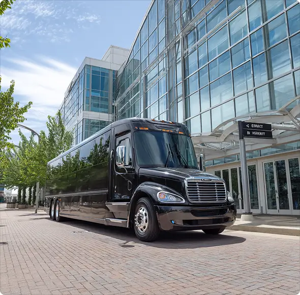 ## Group Travel That Actually Works 

 Coordinating group transportation for your team? It doesn’t have to be a hassle. At Bookinglane, we make it easy to arrange charter bus services tailored to real-world business needs—so your group gets where they need to be, comfortably and on time. 

 We work with a network of trusted charter bus operators who handle the driving and vehicle logistics, so you can stay focused on your event, not the transportation details. 

 Corporate groups rely on Bookinglane for: 

 - Team-building outings and company celebrations 

 - Hotel and airport transfers 

 - Trade shows, conferences, and expos 

 - Executive meetings and client luncheons 

 When you book with Bookinglane, you’re not just reserving a bus—you’re securing a smooth experience. Our platform makes it easy to manage everything in one place, while our transportation partners handle the driving. You focus on your business, we’ll handle the ride.