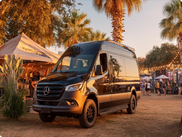 ## Austin's Group Events and Destinations

Austin is a city built for events, and Bookinglane helps your group make the most of them. Charter a bus to attend a UT Longhorns game, head to the ACL Festival, or organize group transportation to a gala in the Warehouse District. Our charter bus services are also ideal for sightseeing trips to Barton Springs, visits to the Texas State Capitol, and graduation parties or team outings.

Whether you're planning a day trip, a multi-day itinerary, or a one-time transfer, Bookinglane provides flexible vehicle options and straightforward pricing—no hidden fees, no surprises.

From tech conferences to cultural events, Bookinglane ensures your group travels through Austin in comfort, style, and complete peace of mind.